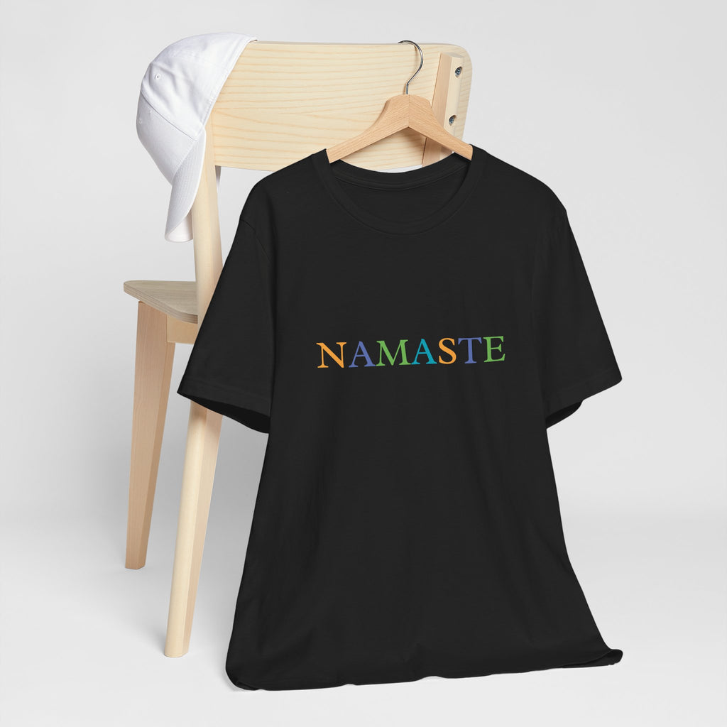Tramunquiero NAMASTE Unisex T-Shirt mit Rundhalsausschnitt